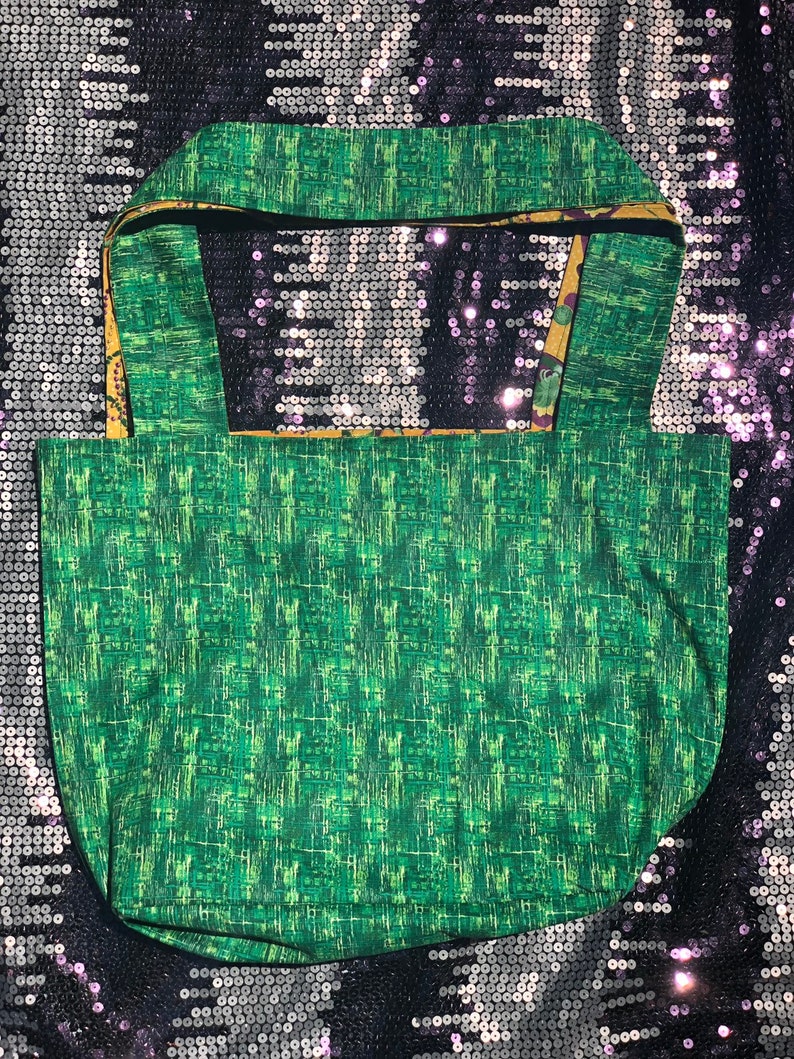 Reversible Eco-Friendly Tote Bag Mardi Gras!