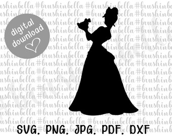 Free Free 261 Silhouette Princess Tiana Svg SVG PNG EPS DXF File