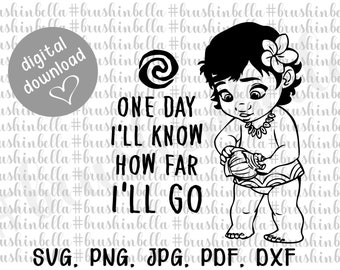 Free Free 185 Vinyl Baby Moana Svg SVG PNG EPS DXF File