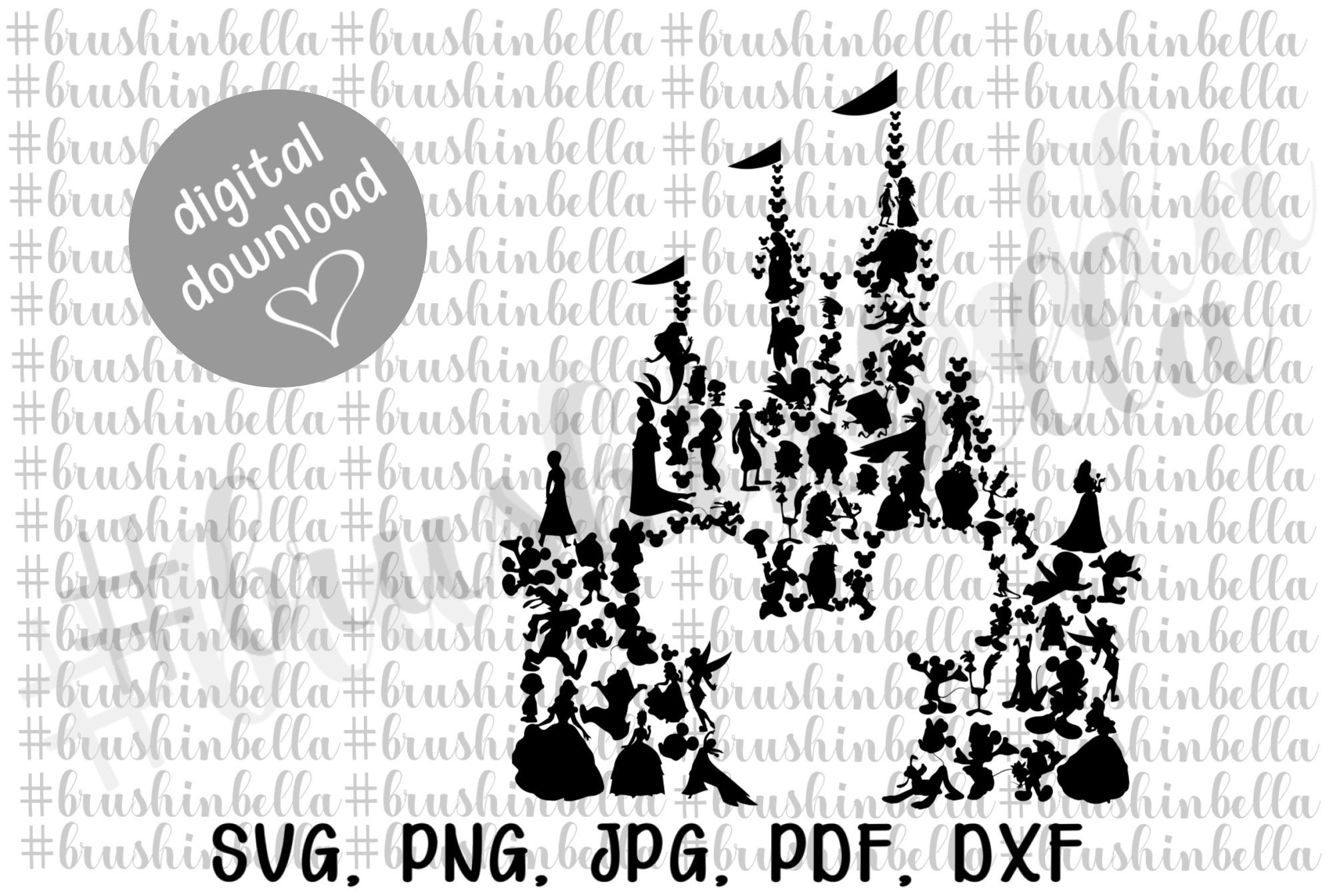 Free Free 109 Disney Castle Svg Color SVG PNG EPS DXF File