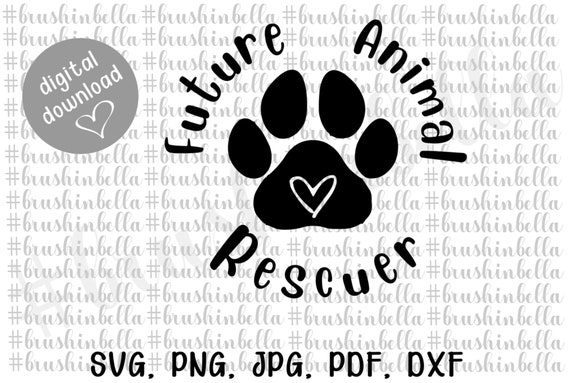 Download Future Animal Rescuer Onesie Svg Animal Baby Svg Rescued Etsy PSD Mockup Templates