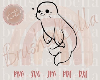Seal svg, sea lion, seal clipart, sea lion svg, navy seal, sea animal svg, cute animals svg, seal team
