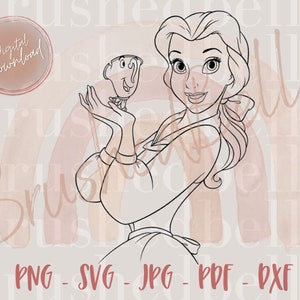 La bella e la bestia in formato SVG, Belle SVG, camicia Belle, la bella e la bestia, Belle PNG, camicie Belle, Belle Digital Download, Belle Cricut