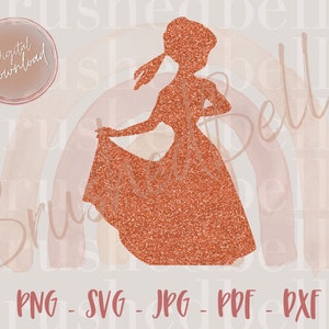 Anna SVG | Frozen SVG | Frozen Silhouette Cricut | Anna svg cut file | Princess Anna svg