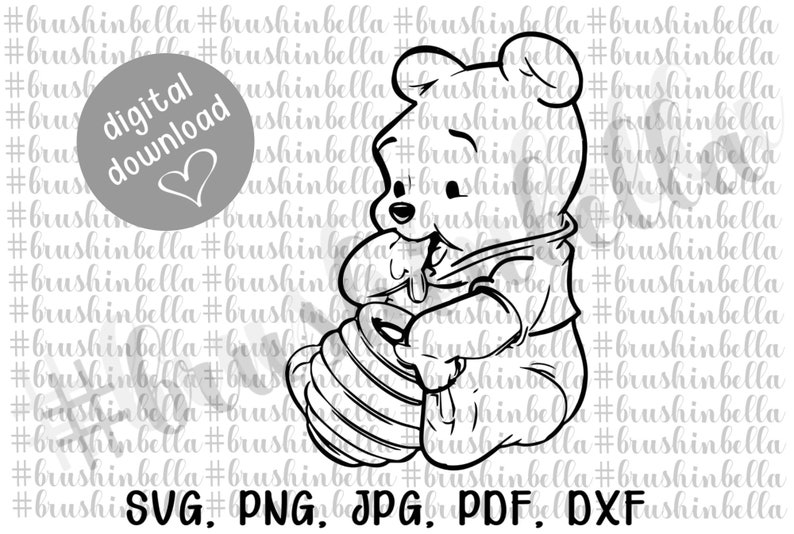 Download Winnie the pooh baby pooh bear winnie the pooh SVG winnie | Etsy