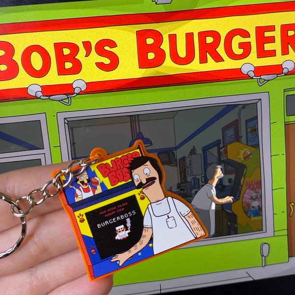 Box Sux Keychain | Bob's Burgers Keyrings, Bobs Burgers Art, Burger Boss Game, Bob Belcher, Disney Keyring, Tina Louise Bob Gene + Linda