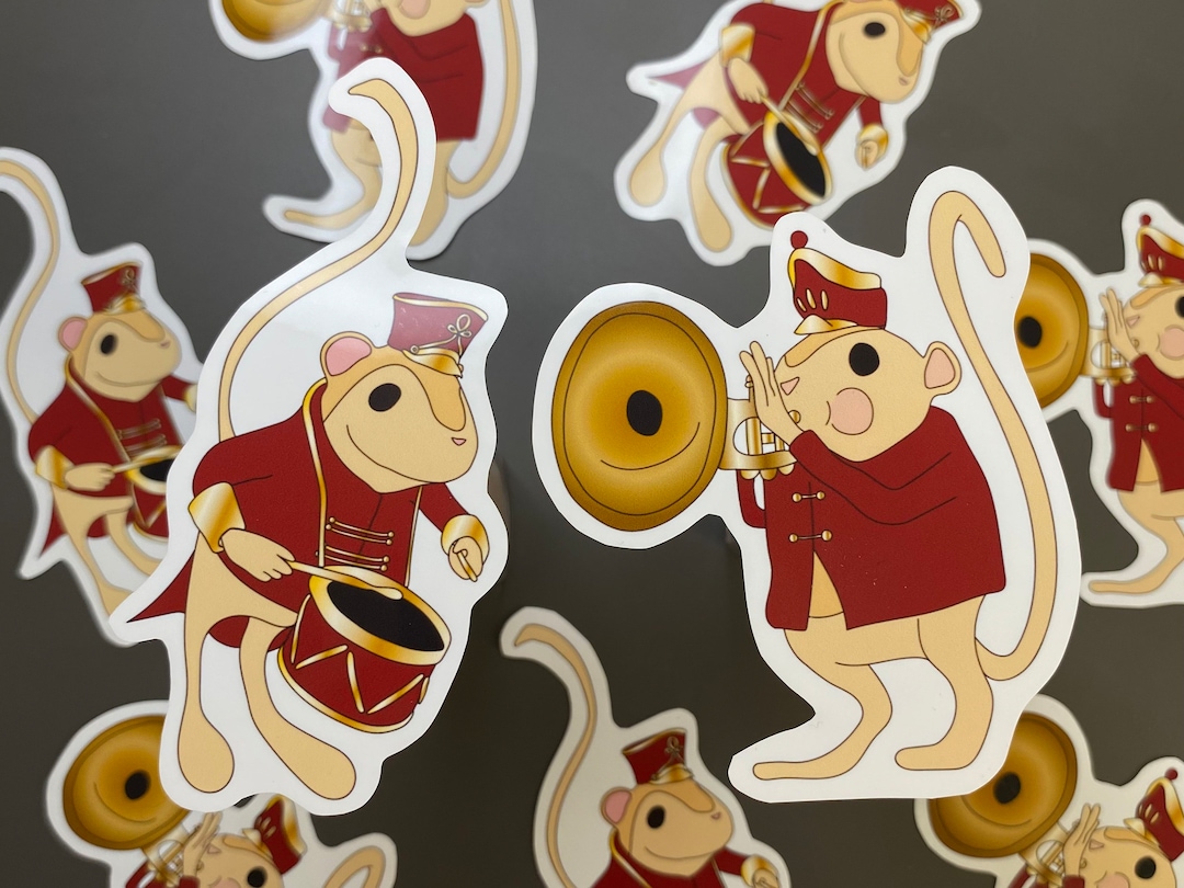 Jumping Circus Mice Stickers Coraline Sticker, Bookish Journal