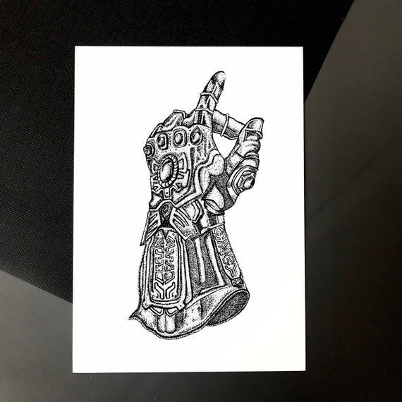 The Infinity Gauntlet  Drawing Skill