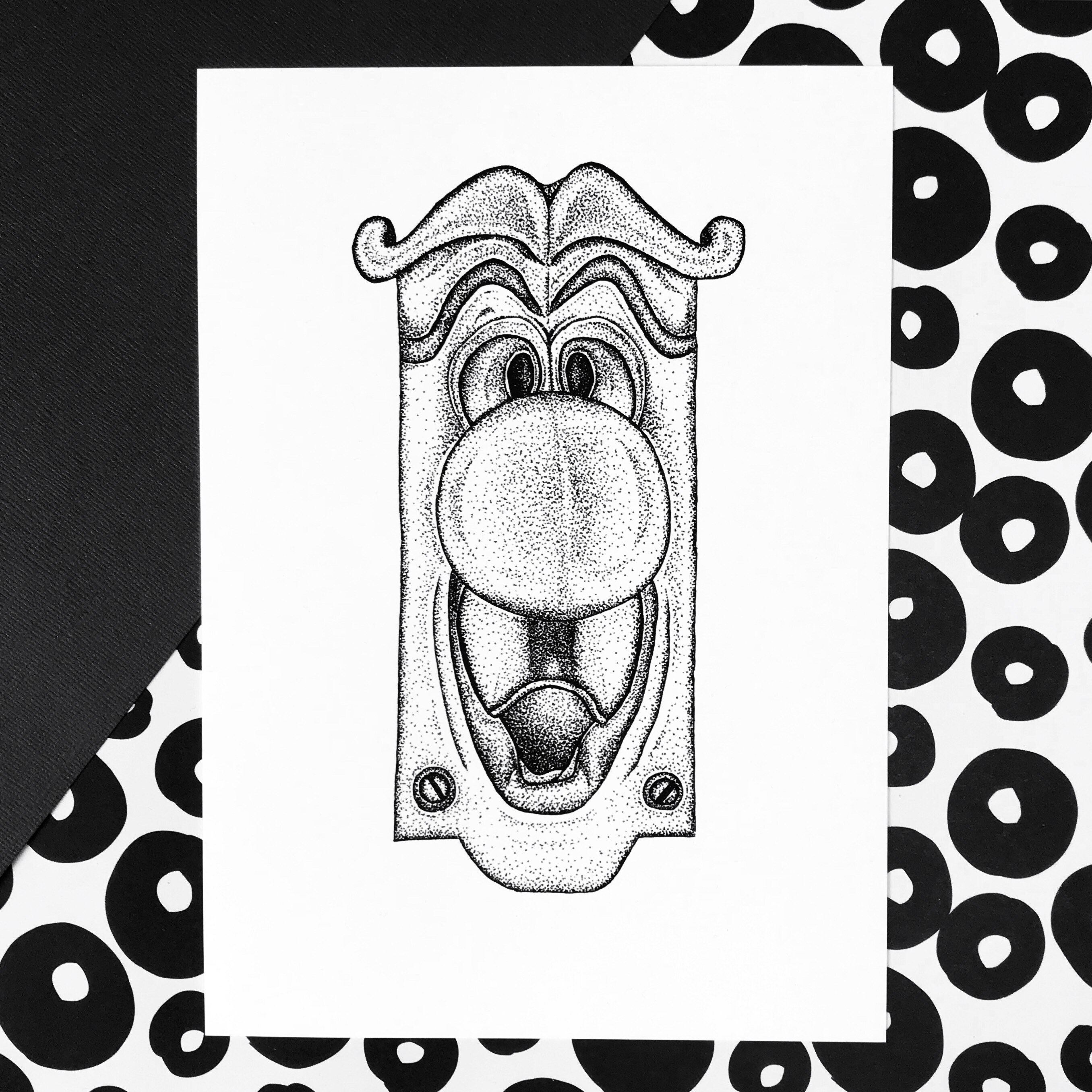 Impression d'art de bouton de porte parlante Citation d'Alice au ..., حجم الصورة 2712x2712