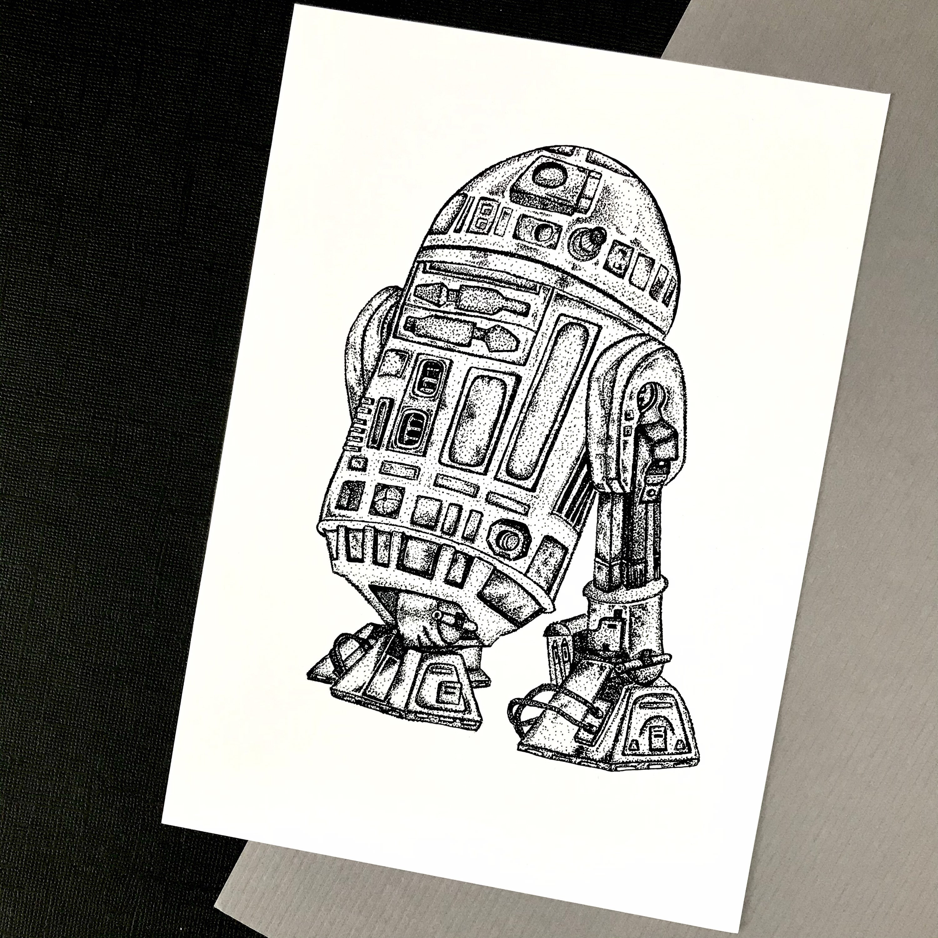 R2-D2 アートプリント | ディズニー スターウォーズ アート