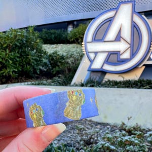 Infinity Gauntlet Washi Tape | Marvel Stationery, Thanos Merch, Disney Washi Tape, Avengers Endgame Gift, Paper Tape, Infinity War Art,