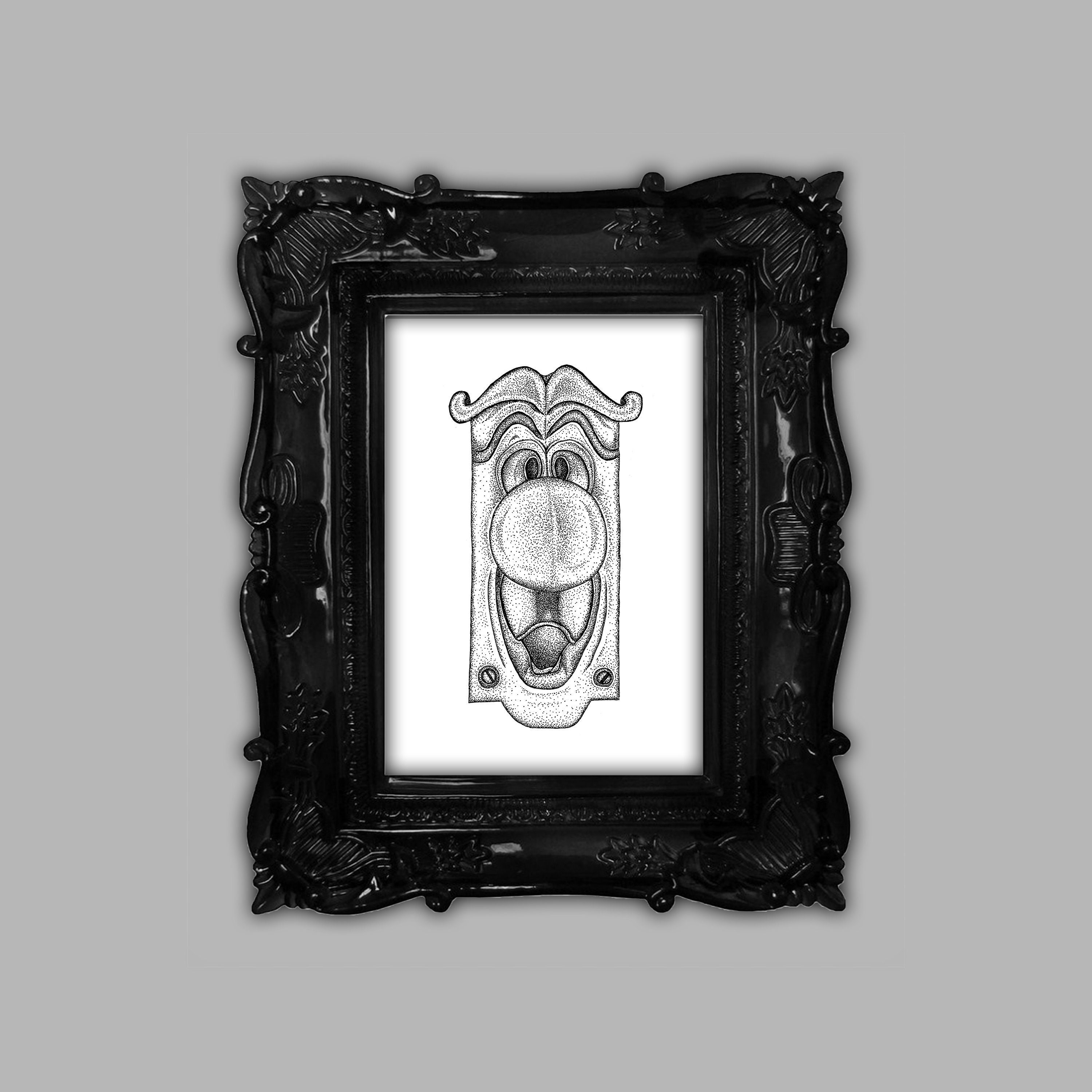 Impression d'art de bouton de porte parlante Citation d'Alice au ..., حجم الصورة 3000x3000