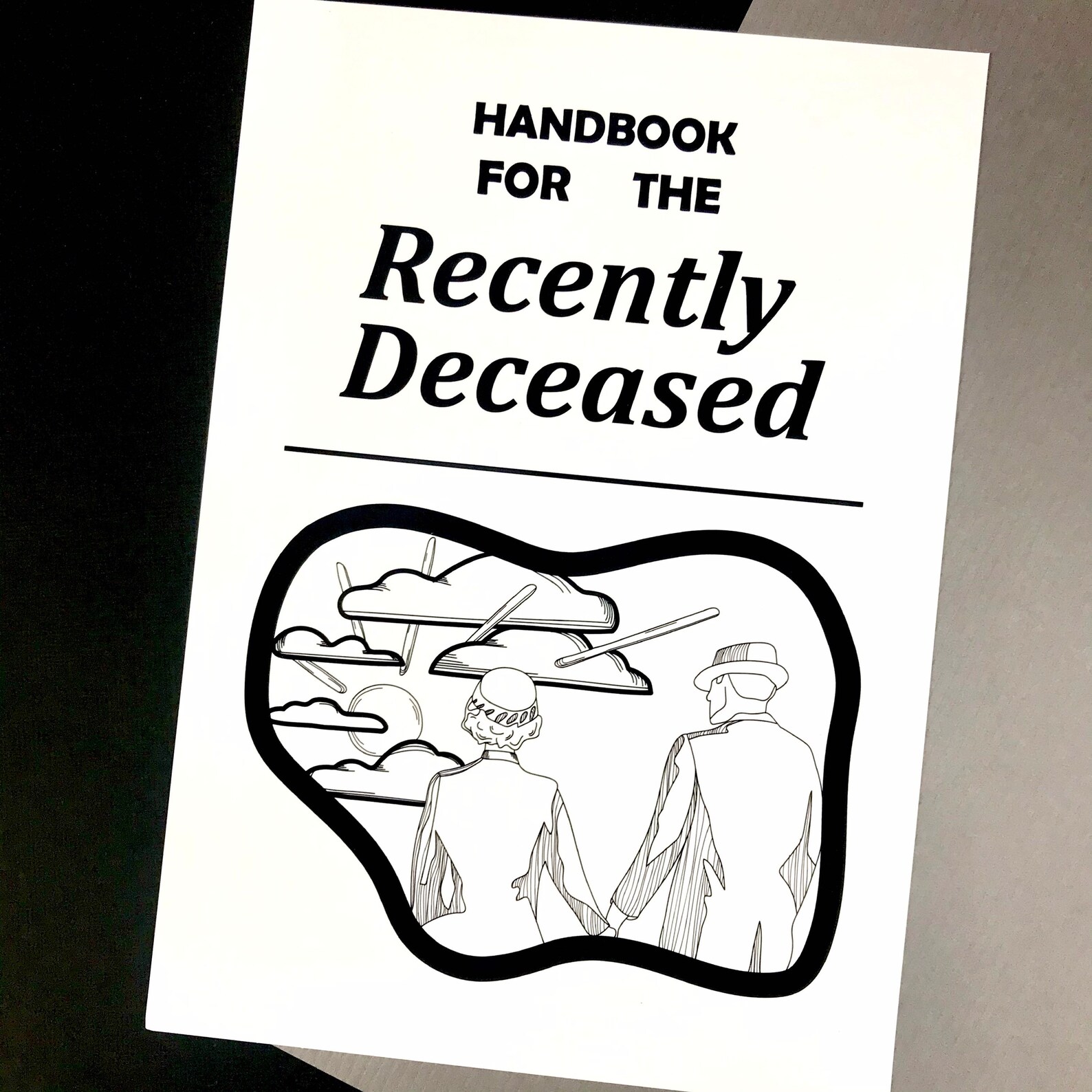 Handbook for the Recently Deceased Art Print Spooky - Etsy