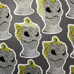 Silurian Glossy Sticker | Doctor Who Gift, Nerd Laptop Sticker, Whovian Decal, TARDIS, Dr Who Art, Madame Vastra, 11th Doctor, Amy Pond