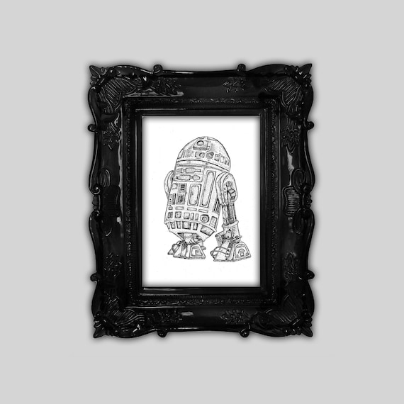 R2-D2 アートプリント | ディズニー スターウォーズ アート