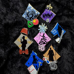 11th Doctor Hard Enamel Pin | Doctor Who Inspired Lapel Badge, Whovian Gift, Dr Who Enamel Pins, Cosplay Accessories, Time and Space Pins image 3