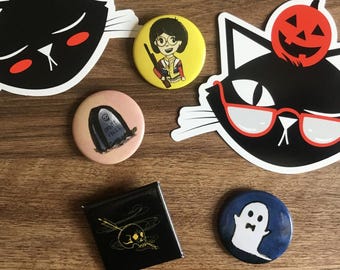 Botones espeluznantes de 1,5&quot;