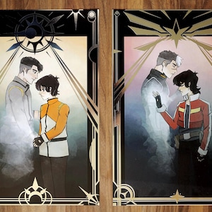 Impression sur feuille d'argent Shiro Keith Voltron, Don't Disappear 8,5 x 13 po image 1
