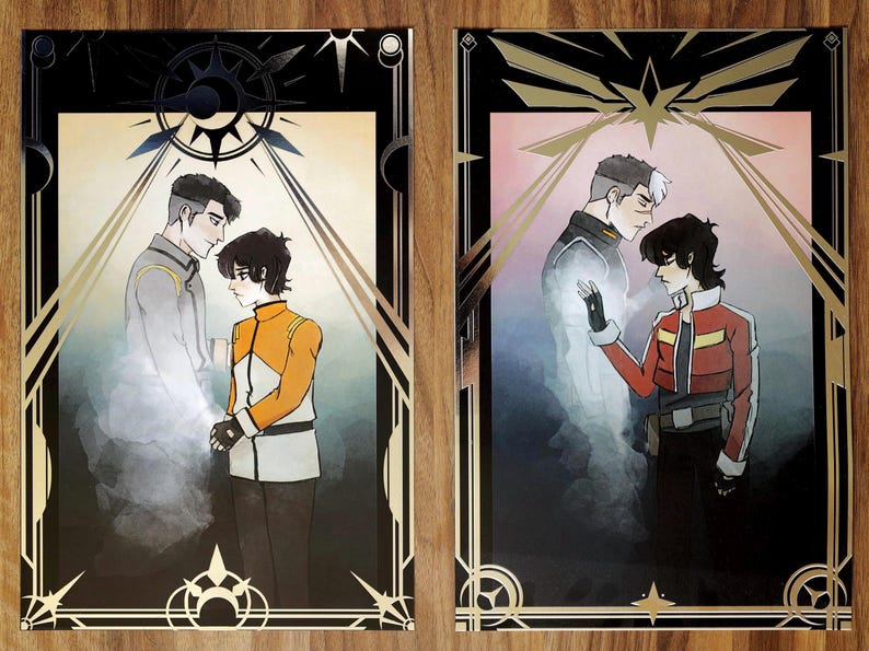 Impression sur feuille d'argent Shiro Keith Voltron, Don't Disappear 8,5 x 13 po image 1