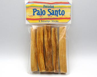 Peruvian Palo Santo Sticks - Sustainable Incense Smudge - 5 or 10 Pack