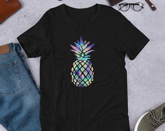 Pineapple Shirt, colorful pineapple, fruit shirt, tropical fruit, cute shirt, pretty, unisex, men, women, gift for friends