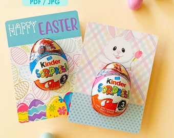 Modèle porte-oeufs de Pâques, porte-œufs de Pâques, carte de Pâques, porte-carte de Pâques, porte-œufs kinder