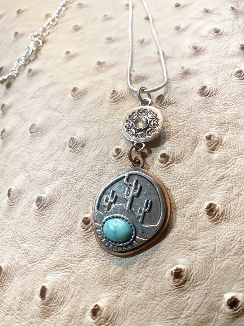 Cactus Pendant necklace
