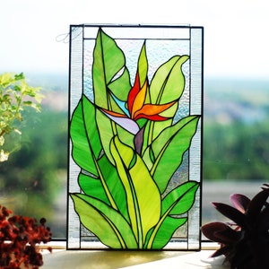 Sun Flower Gifts Stained Glass Window Hangings, Cameroon