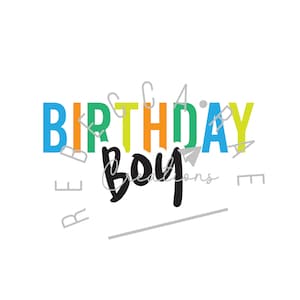 Anniversaire garçon SVG pour anniversaire carte svg fichiers anniversaire chemise design cricut petit garçon anniversaire svg 5 anniversaire garçon png coloré anniversaire svg