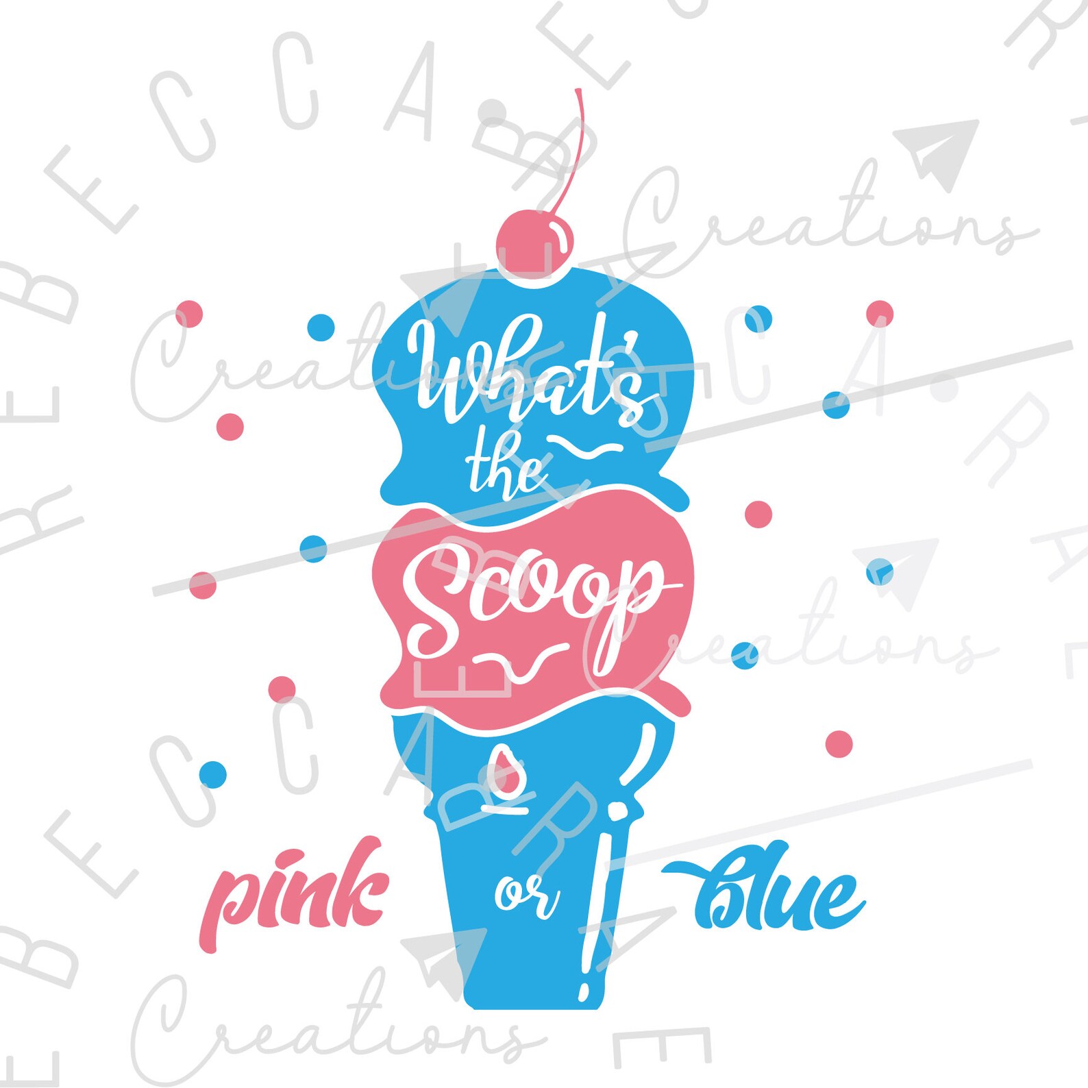 What's the Scoop Svg File for Cricut Gender Reveal Svg Etsy Canada