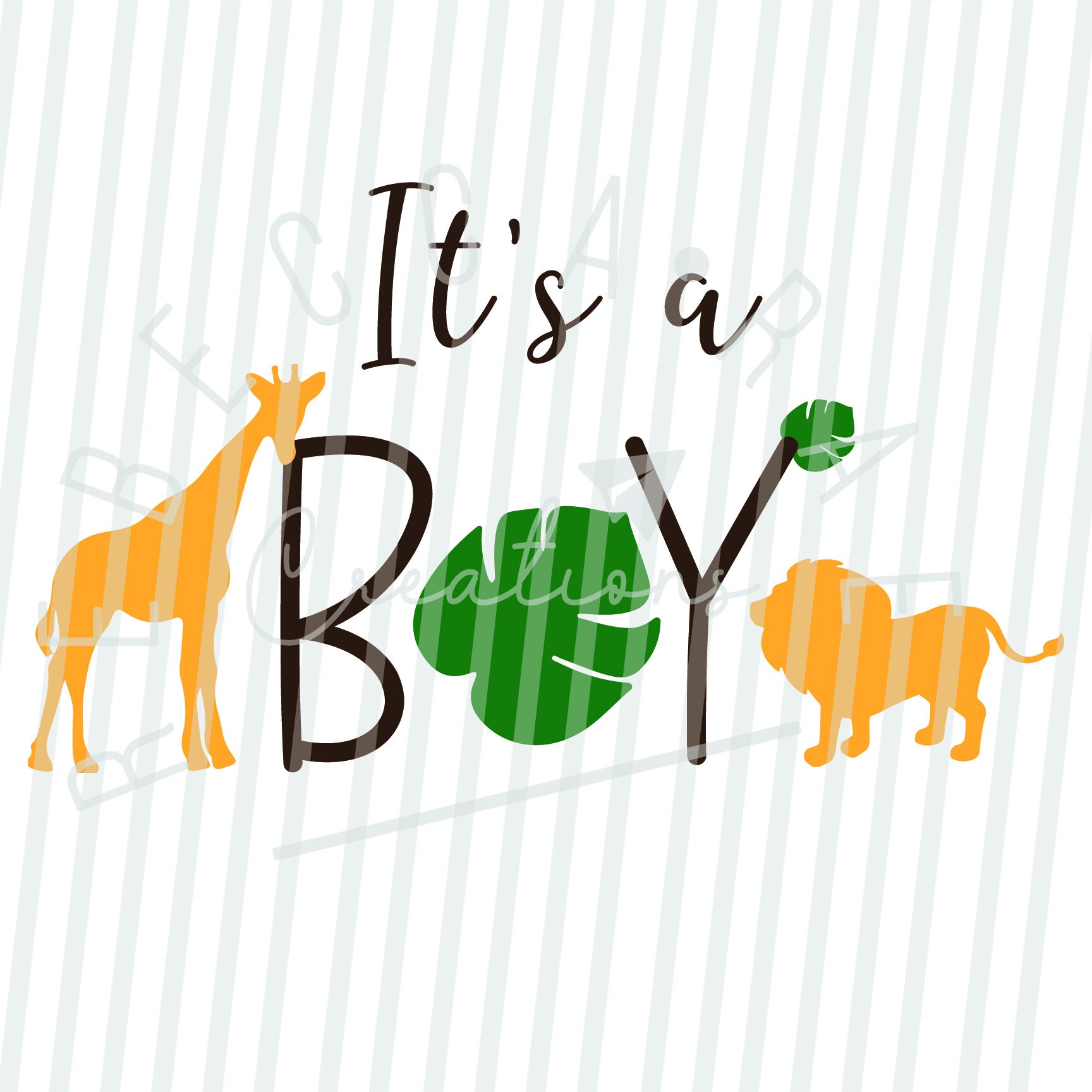 It's a sale boy safari theme