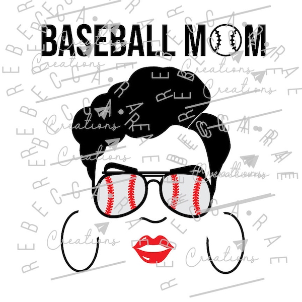 baseball mom pixie hair svg baseball mom svg short hair svg  baseball mom png baseball mom shirt svg mom spirit wear baseball png mom face