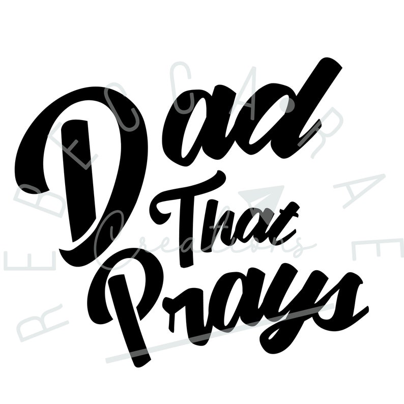 Download Praying Dad SVG for Dad Shirt Design SVG Prayer Fathers Day | Etsy