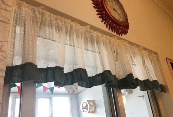 valance with curtains