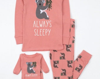 Always Sleepy Pijamas Pijama de muñeca juego Koala - Etsy España
