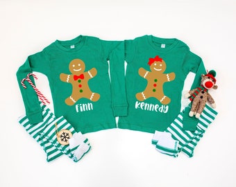 Gingerbread Pajamas Etsy