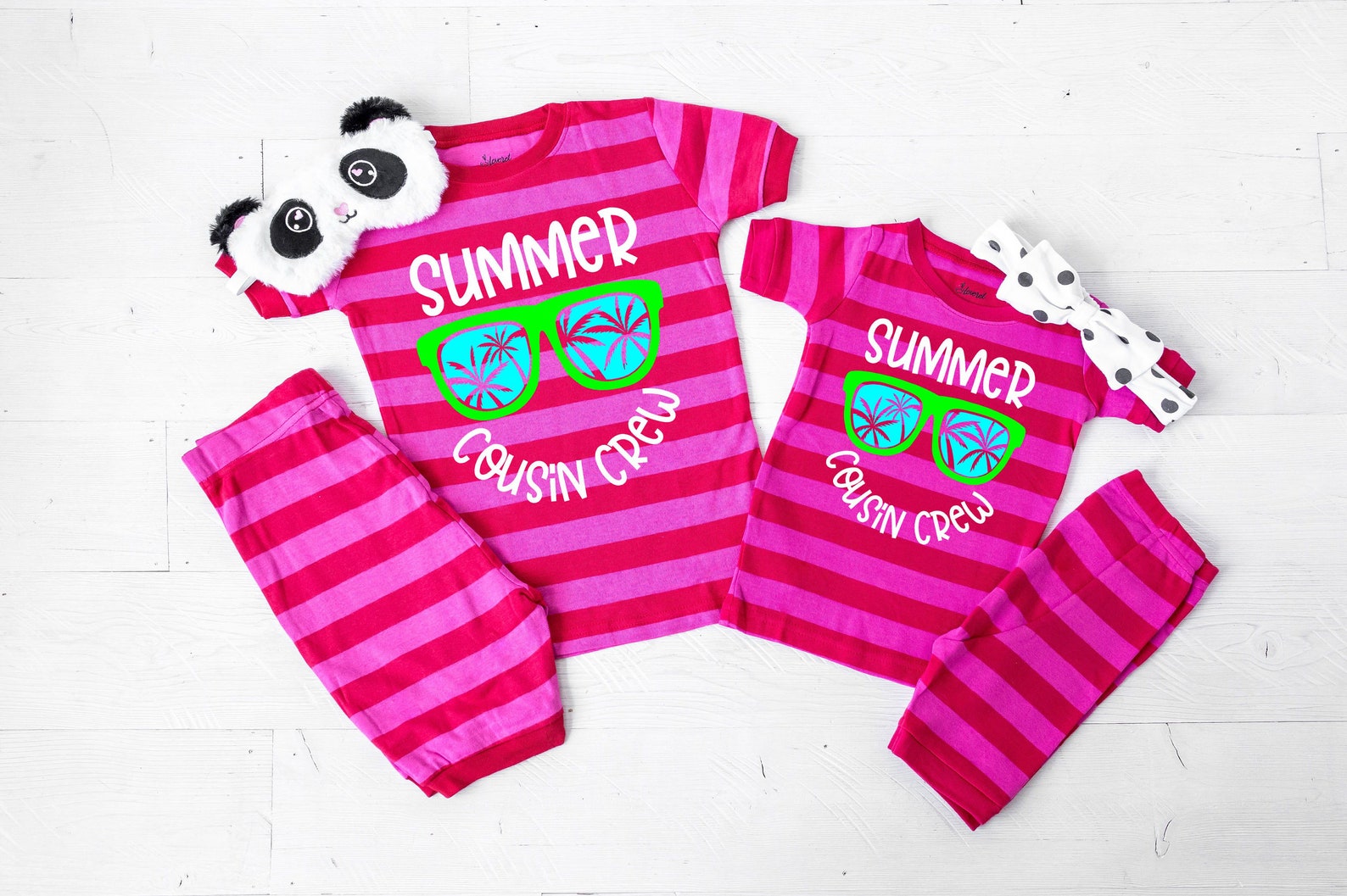 Summer Cousin Crew Striped Shorts Toddler and Youth Pajamas - Etsy
