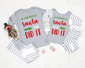 Kids Christmas Pjs - Etsy