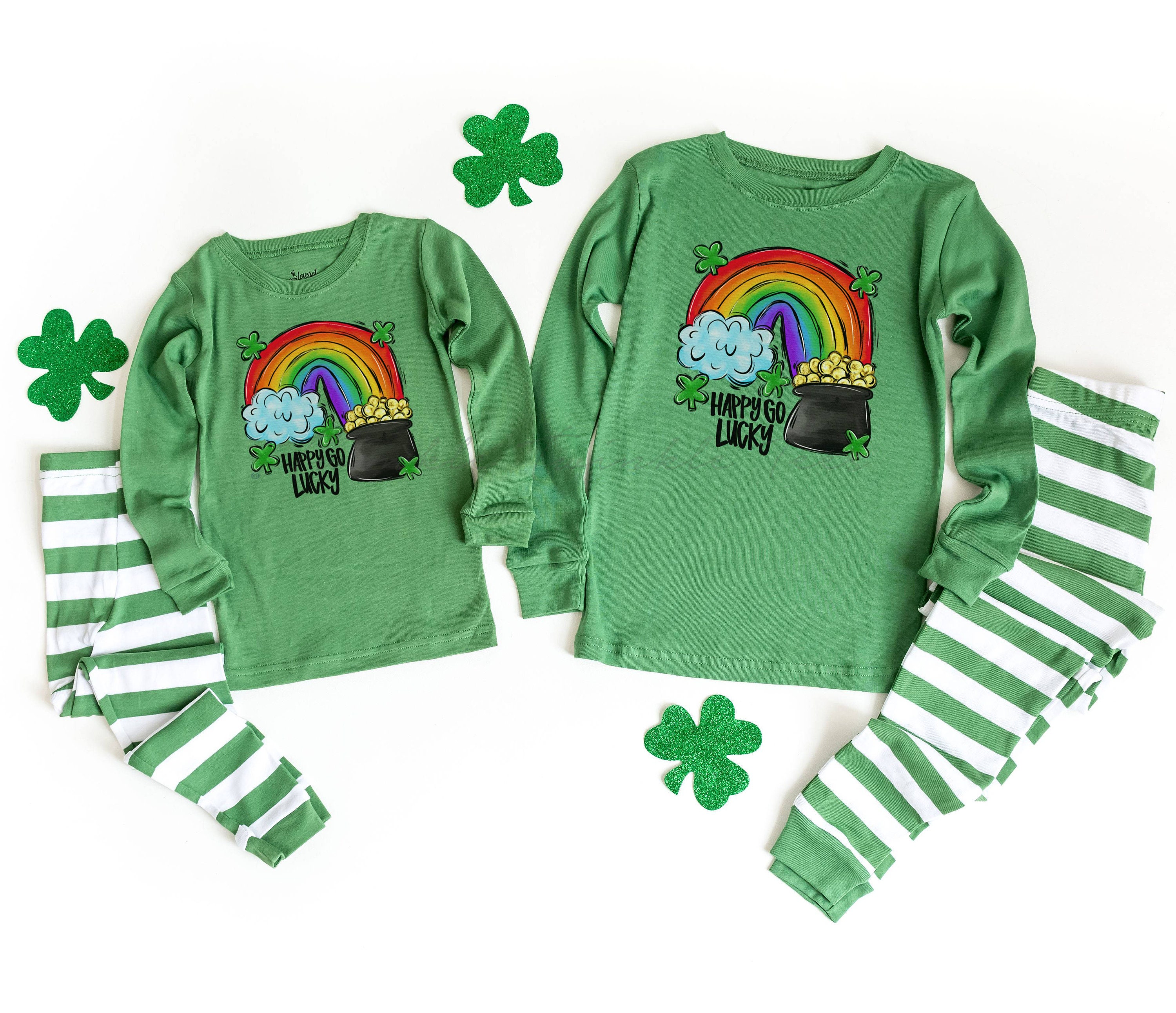 St Patricks Day Pjs Etsy