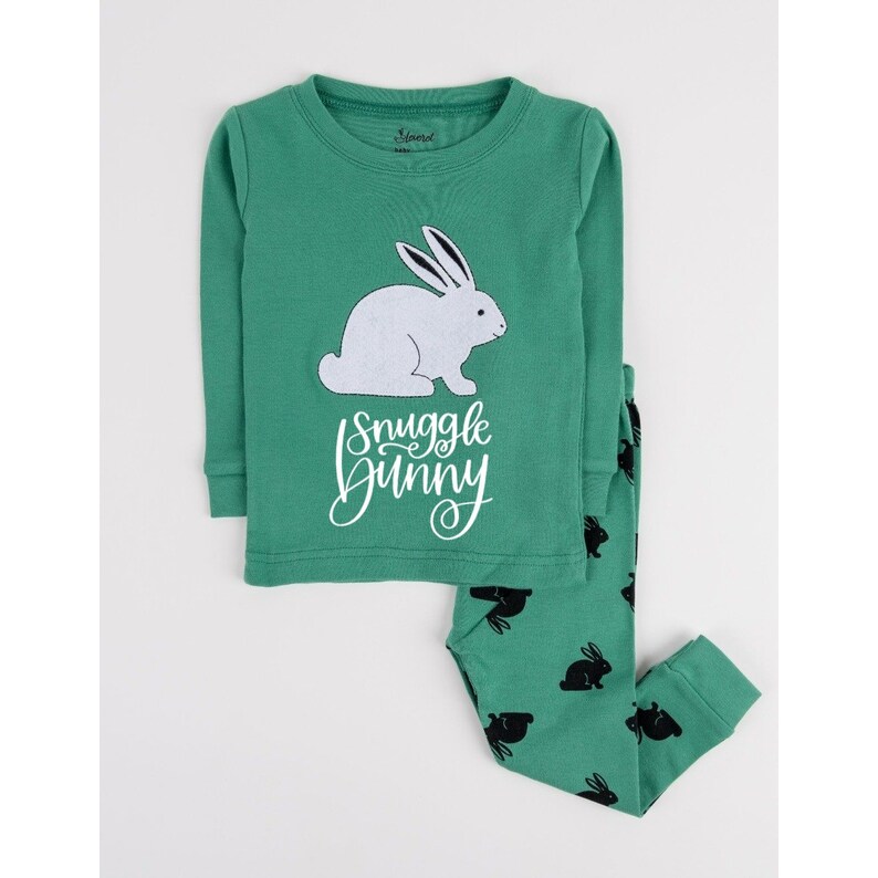 Snuggle Bunny Family Pajamas Easter Pajamas for the Family Etsy