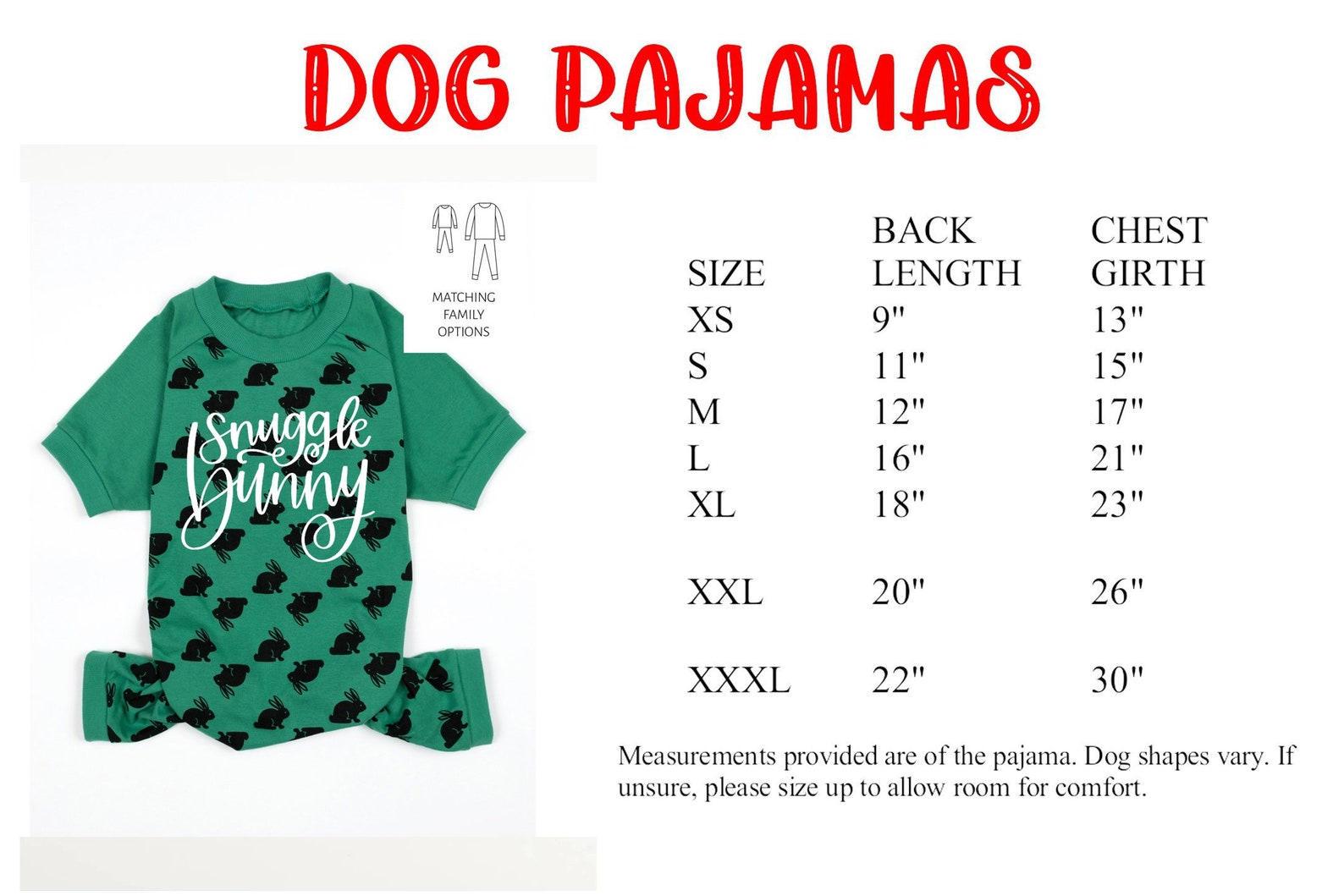 Snuggle Bunny Family Pajamas Easter Pajamas for the Family Etsy