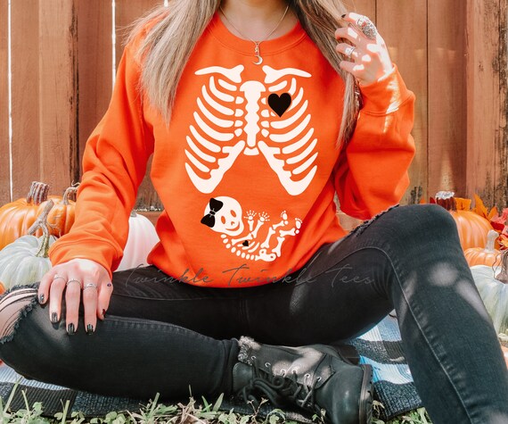 Maternity top skeleton leggings