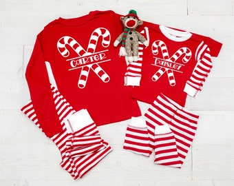 candy cane pajamas