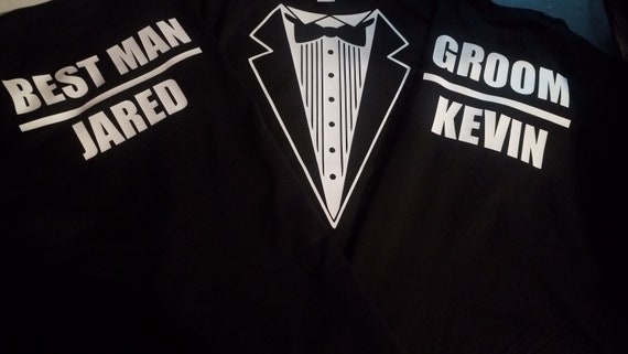 Custom Wedding Tuxedo T-shirts 
