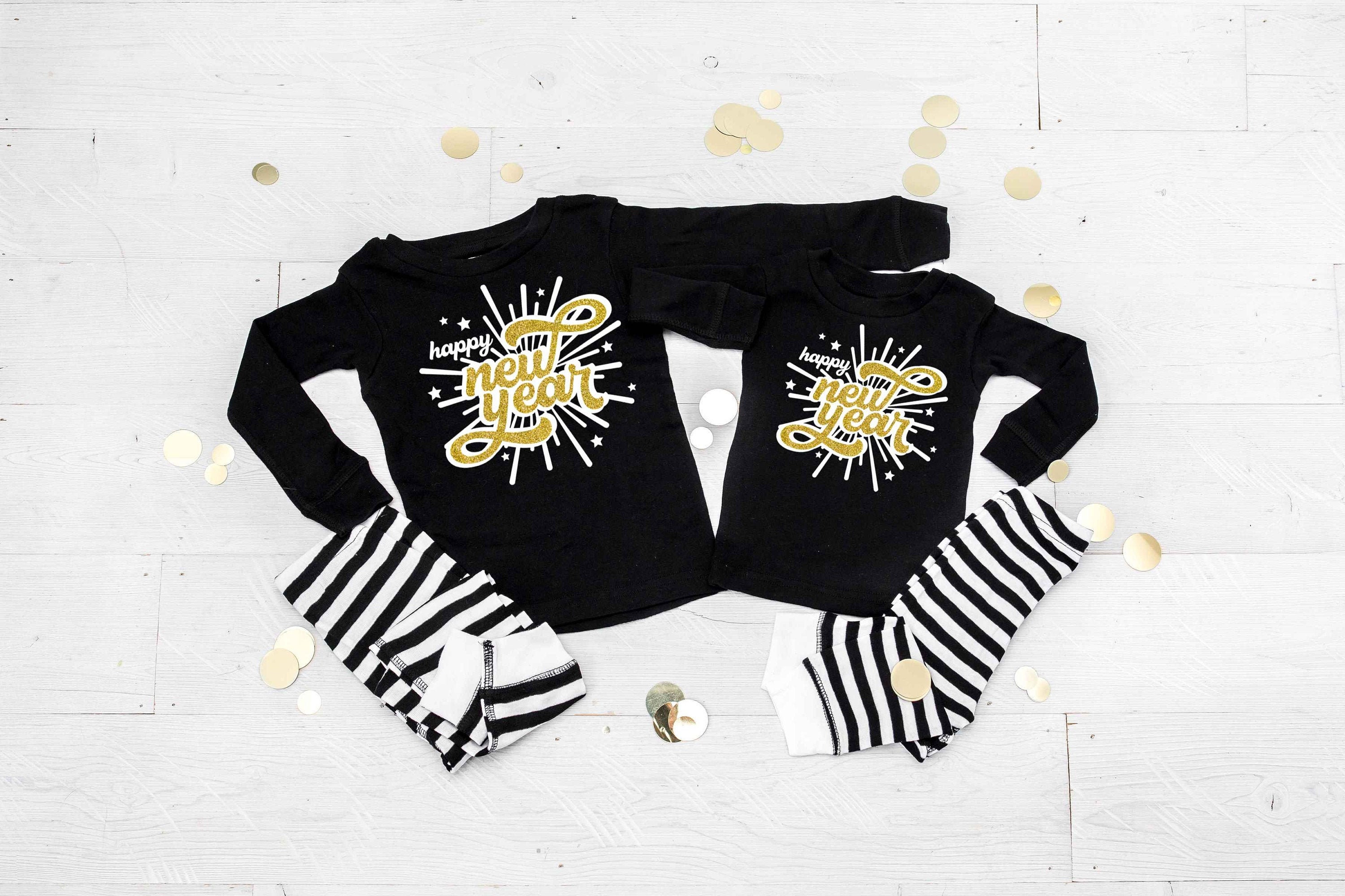 Happy New Year Version 3 Family Matching Pajamas Kids New Etsy UK