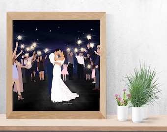 Personalized, Custom, Hand Drawn Illustration, Paintings, Art, Digital Personalized Art, graphic