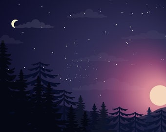 Personalized Background for Custom Illustration