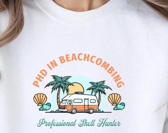 Seashell Collector Sweatshirt,beach comber shirt,beach shirt,shelling sweatshirt,summer shirt,seashell beach decor shirt ,vacation shirt