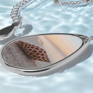 Junonia Seashell Necklace: Beach Decor Gift