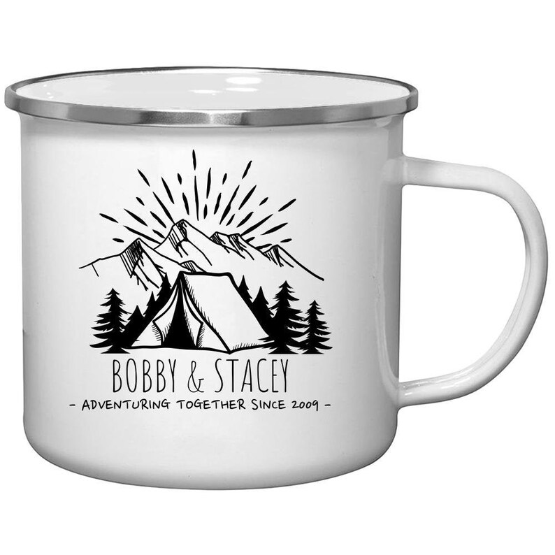 Personalized Camp Mug Custom Camping Mug Adventure Together Etsy